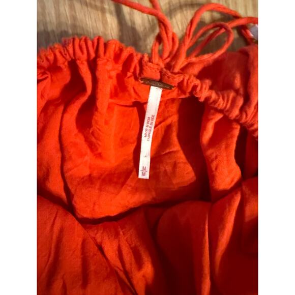 Free People Let's Be Friends Midi Dress Sz Medium - Picture 5 of 5